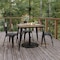 Flash Furniture 36 SQ Table Brown Umbrella Top/Black Steel Frame JJ-T14619-90-BRBK-GG - alternate 10